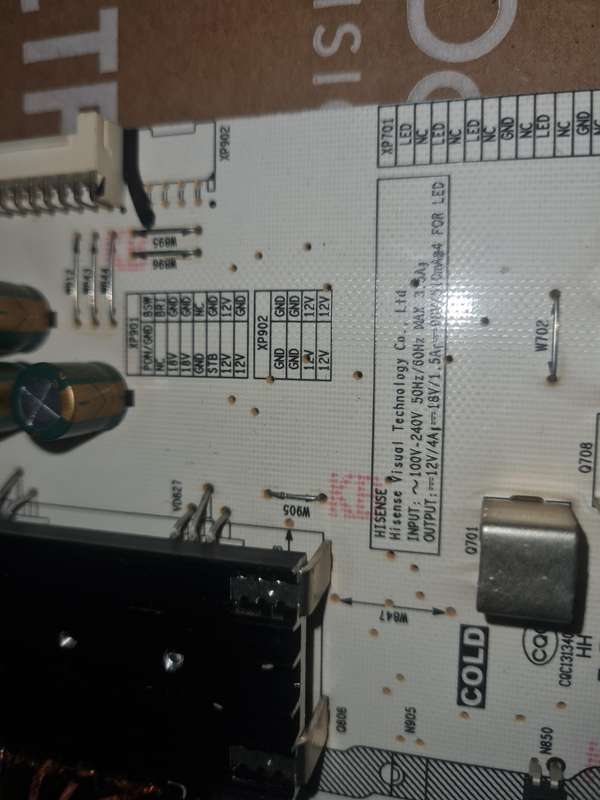 Hisense 75inch Power Board