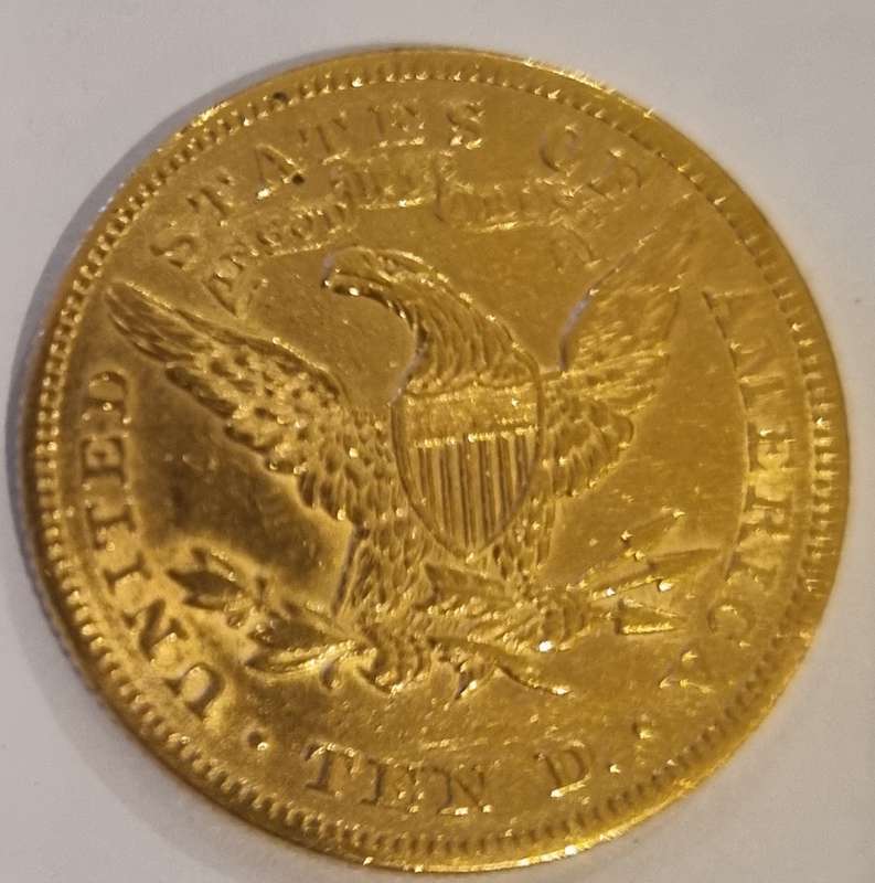 GOLD LIBERTY HEAD 1880 10