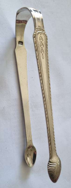 STERLING SILVER ANTIQUE TONGS