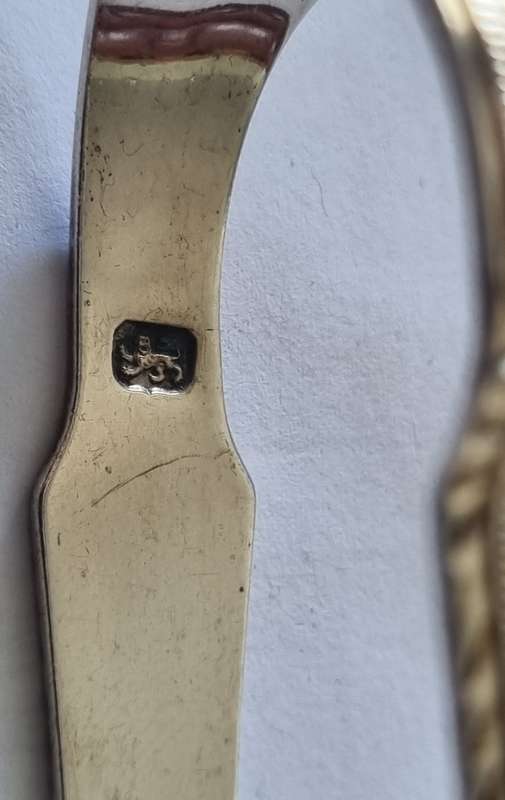 STERLING SILVER ANTIQUE TONGS