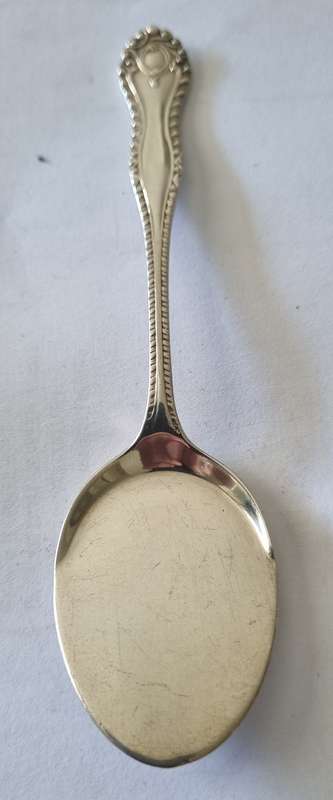 STERLING SILVER ANTIQUE FLAT SPOON