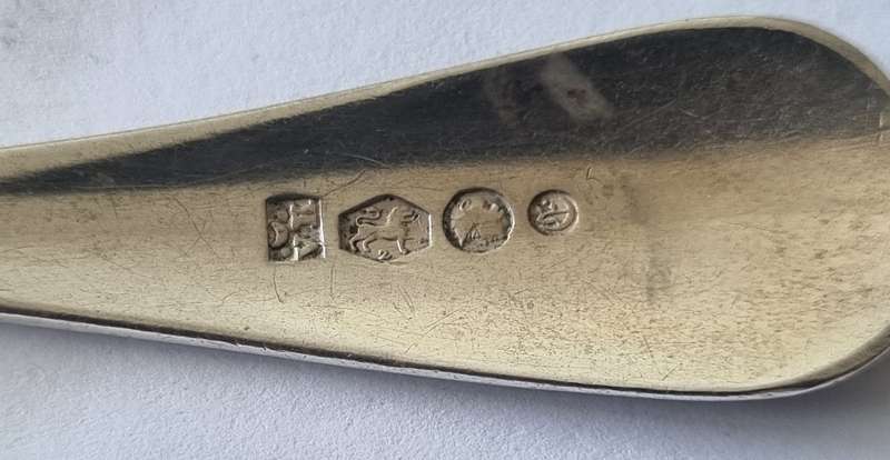 STERLING SILVER ANTIQUE SUGAR SPOON