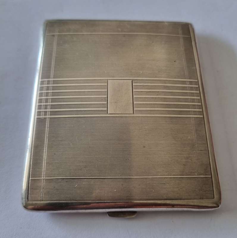 STERLING SILVER ANTIQUE CIGARETTE CASE