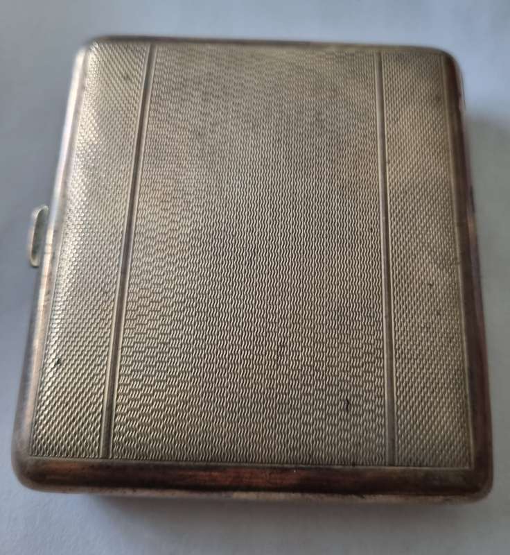 STERLING SILVER ANTIQUE CIGARETTE CASE
