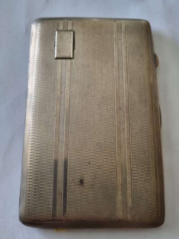 STERLING SILVER ANTIQUE CIGARETTE CASE
