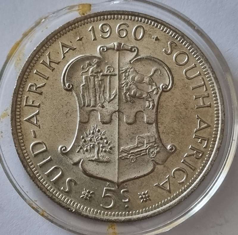 1960 5 SHILLING SOUTH AFRICA