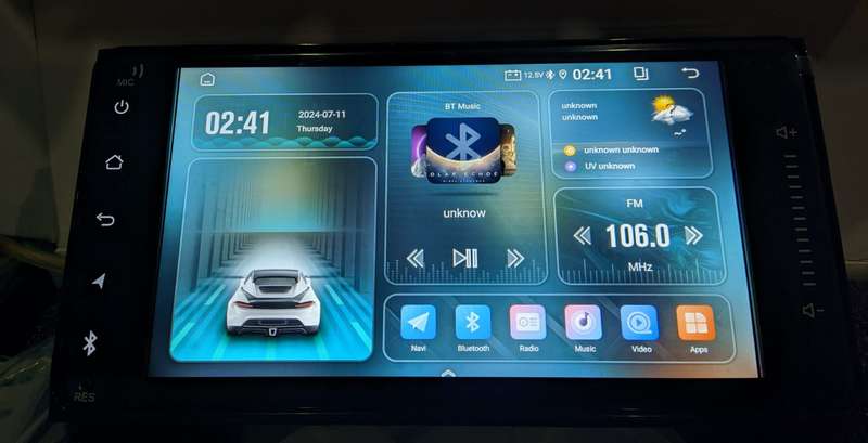 Toyota Universal 7" 4GB 64GB Android Multimedia Navigation - Fortuner Hilux Avanza Etios Yaris