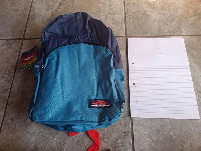 Navy blue and blue Backpack (Trailmaker)