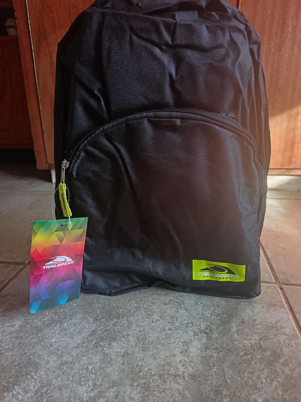 Black Backpack with yellow accents (Trailmaker)