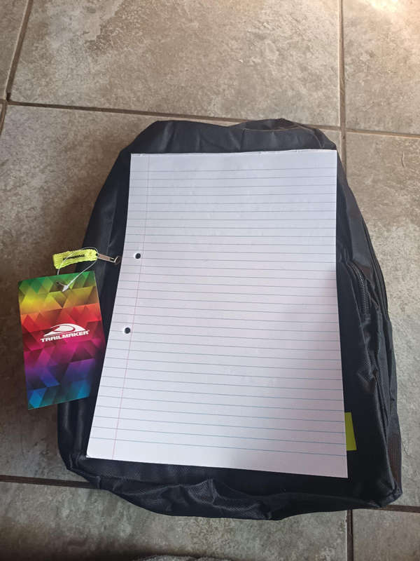 Black Backpack with yellow accents (Trailmaker)