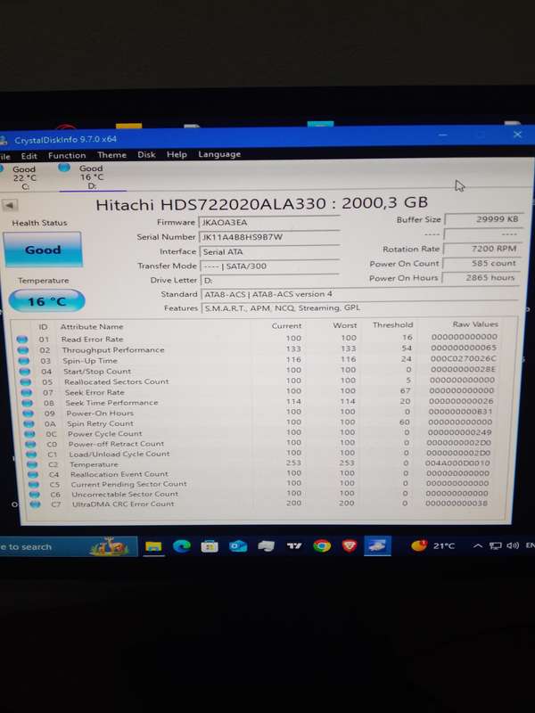 10TB Assortment 3 External 1 Internal HDD's
