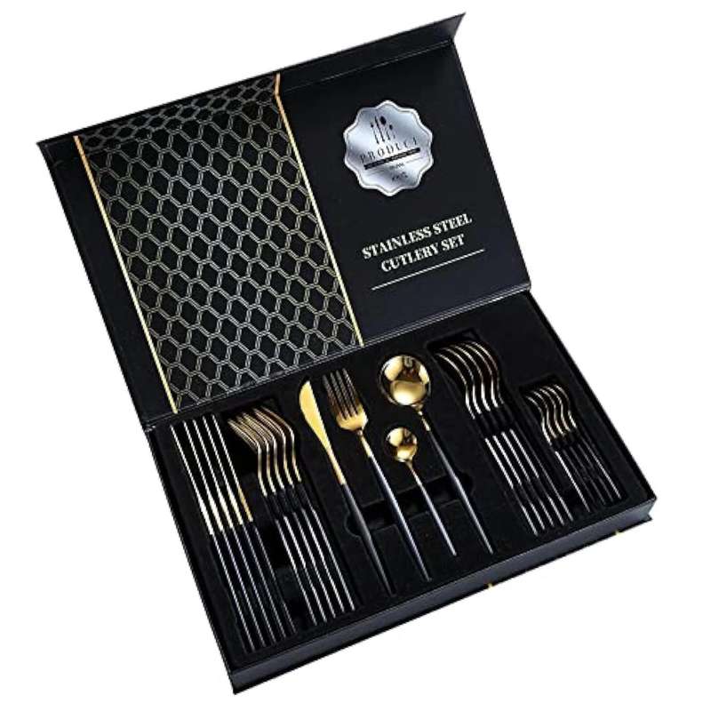 24Piece Stainless Steel Cutlery Set