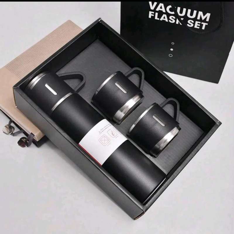 Stainless Steel Vacuum Flask Set