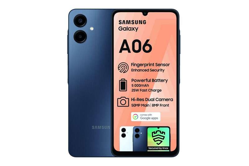 Samsung Galaxy A06 Dual Sim 64GB - Black