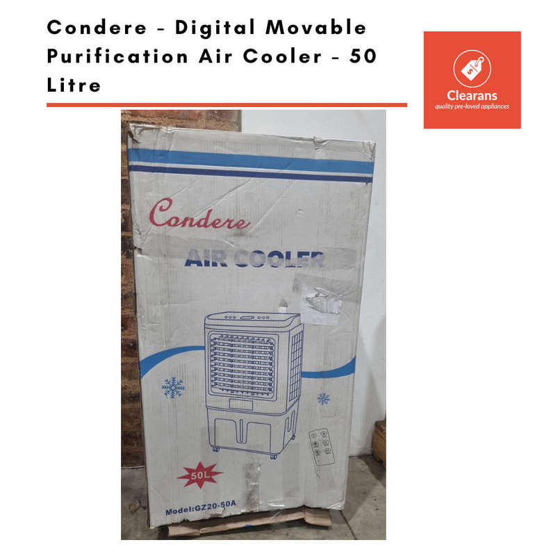 Condere - Digital Movable Purification Air Cooler - 50 Litre