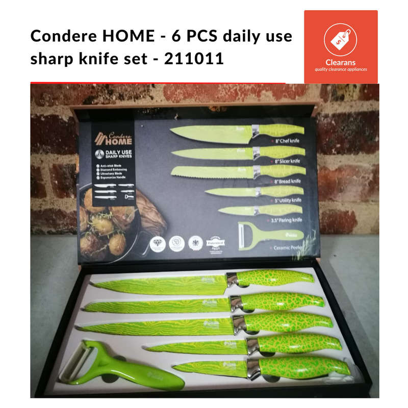 Condere HOME - 6 PCS daily use sharp knife set - 211011
