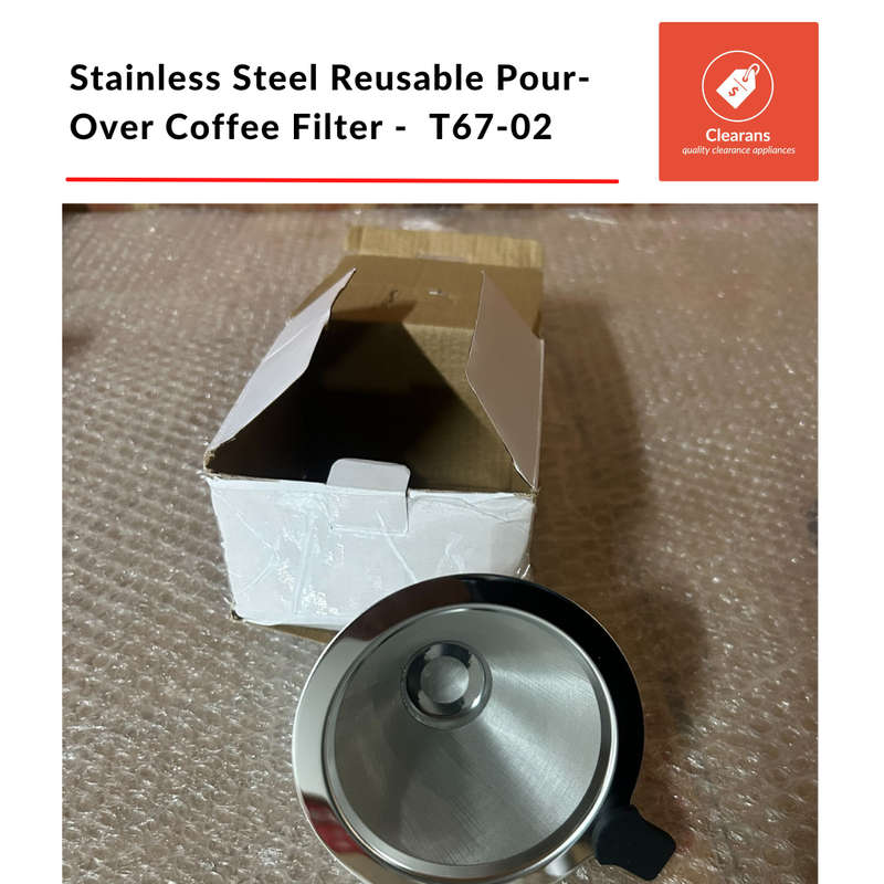 BHB - Stainless Steel Reusable Pour-Over Coffee Filter
