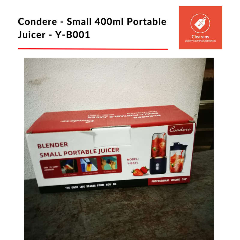 Condere - Small 400ml Portable Juicer - Y-B001 (COLLECTION ONLY)