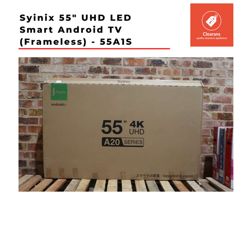 Syinix 55 inch UHD LED Smart Android TV (Frameless) - 55A1S