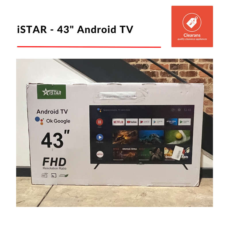 iSTAR - 43 Inch Full HD Frameless Google Smart TV(Android 11.0)