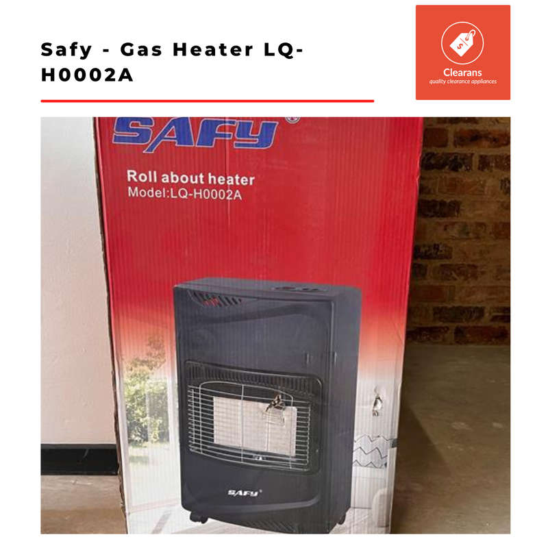 SAFY - Gas Heater (42 x 25 x 73cm)- LQ-H0002A  (COLLECTION ONLY)