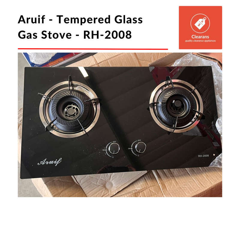 Aruif - Tempered Glass Ga Stove - RH-2008