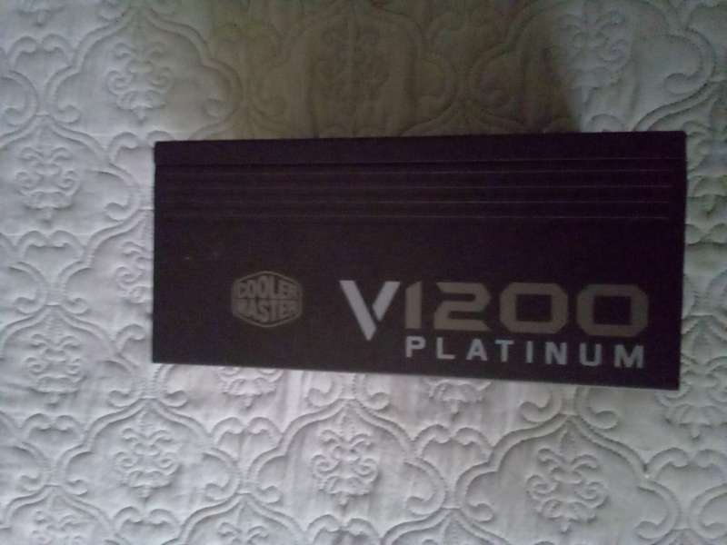 CoolerMaster V1200 1200W 80+ Platinum Fully Modular Power Supply / Silent 135 mm FDB Fan / Japanese