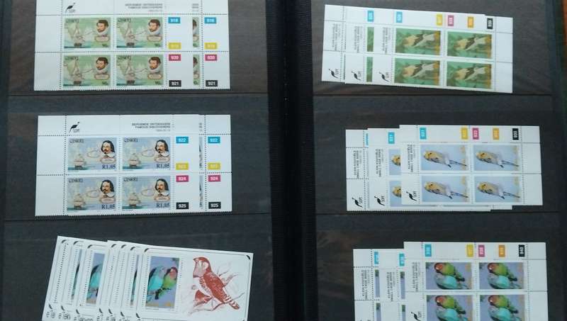 Circa 1991/94 Ciskei Collection in Stockbook Comprising Control Blocks and M/Sheets, CV R 16,500.00+