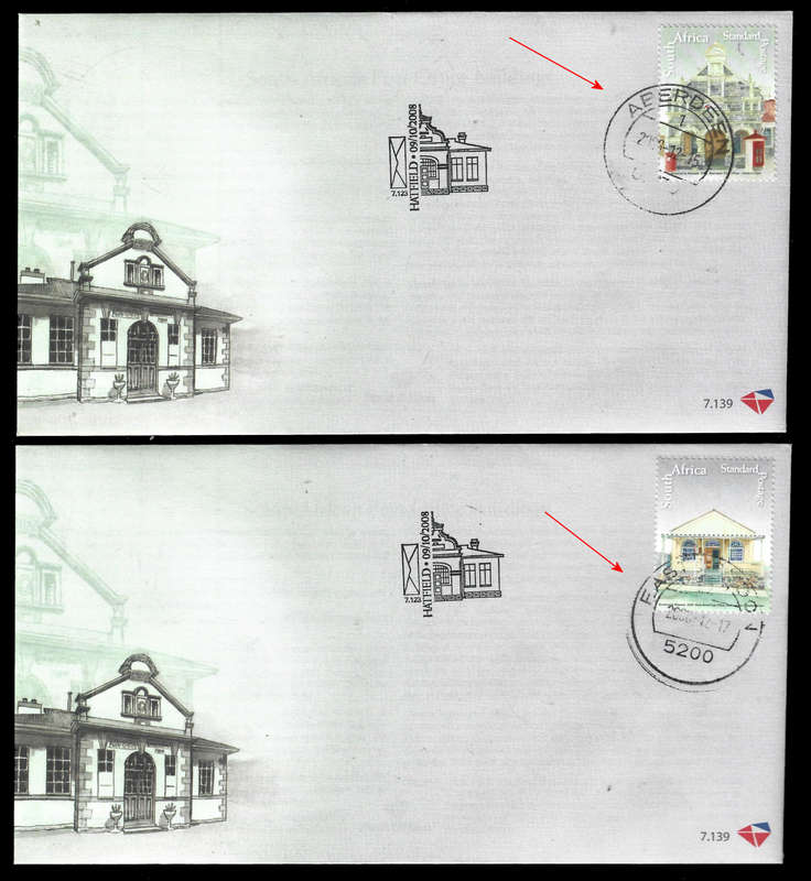 FDC 7.139 Scarce Group of 5 Covers