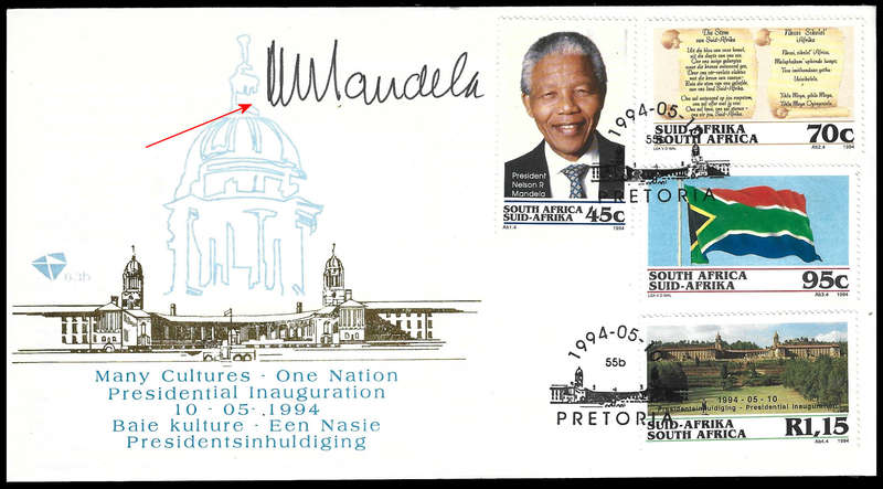 Hand Signed Mandela Signature