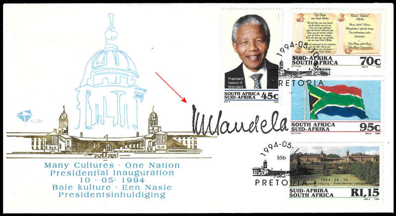 Hand Signed Mandela Signature