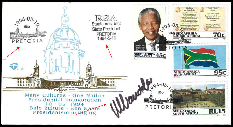 Hand Signed Mandela Signature