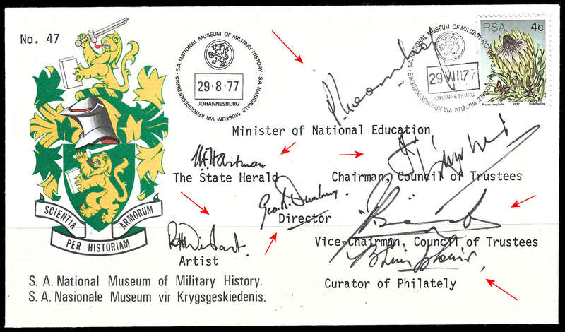 1977 Signed Cover, Great Item, Minister of Education, etc