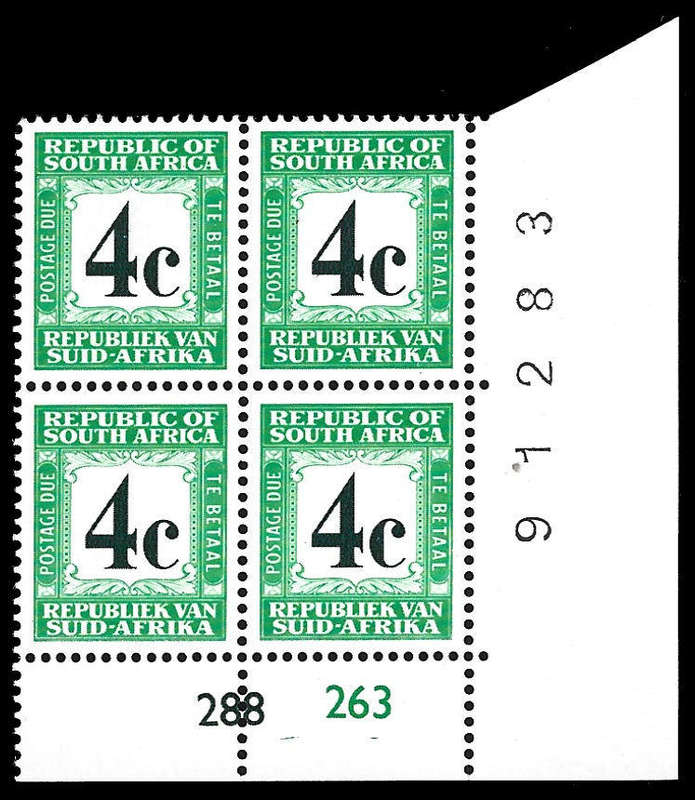 1969/71 Postage Due 4c, Perf 14½ x 14, English on top, Superb unmounted mint