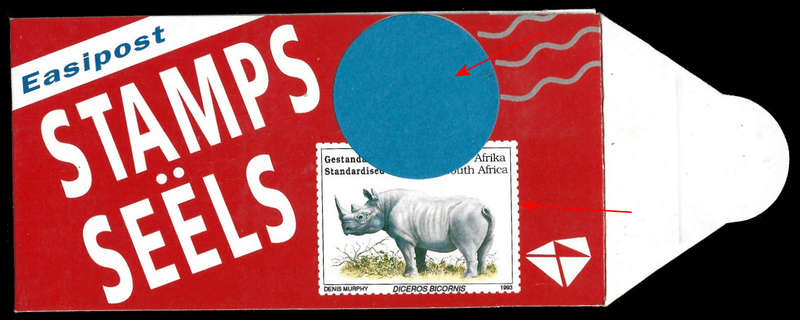 1993 RHINO BOOKLET WITH BLUE STICKER with PRINTPACK TVL BKL 16 emblem on IFC 93/3 LATIN FULLY PERF