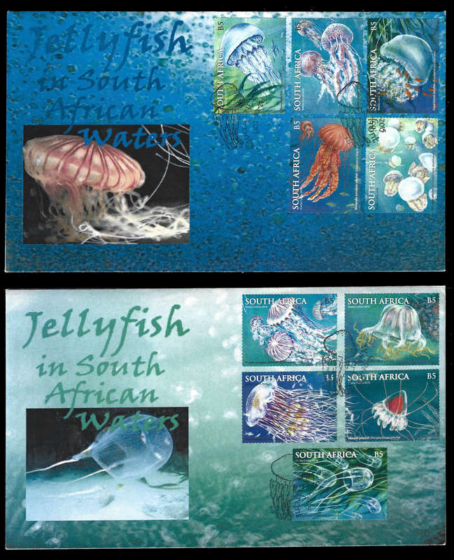 2015 Yellyfish SET OF 2 Private FDC'S, Very Scarce
