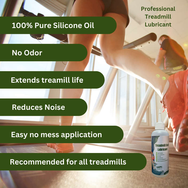 Treadmill Lubricant  100% Silicone Oil, 200ml | High Stability & Temperature Resistance | Odorless