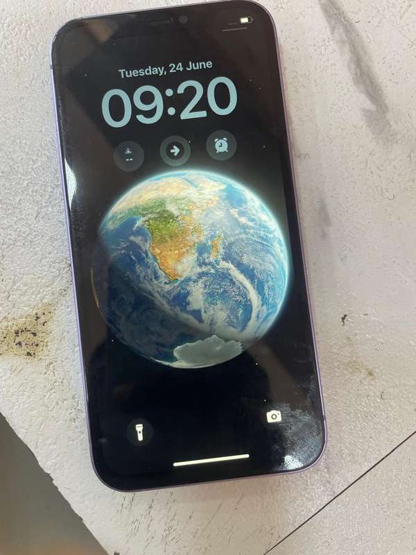 Iphone 12 with 256GB storage 87% battery