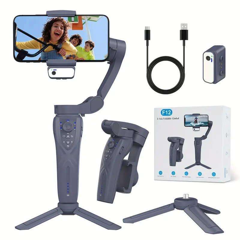 Handheld Phone Gimbal Phone Stand Stabilizer with AI Face Tracking