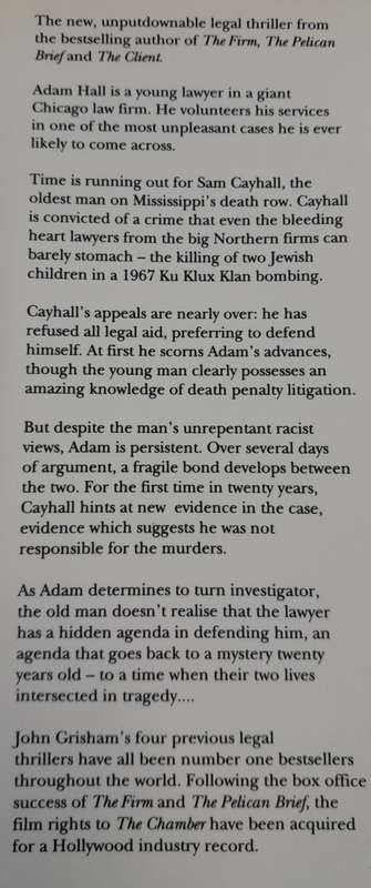 The Chamber by John Grisham