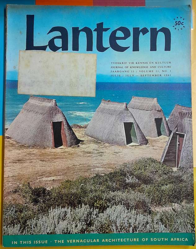 Lantern Tydskrif vir Kennis en Kultuur September 1961