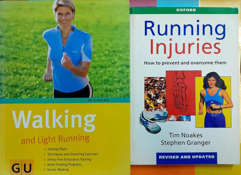 Walking and Light Running by Dr. Klaus Bos and Running Injuries by Tim Noakes
