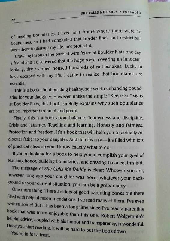 She calls me Daddy Seven Things every man should know about building a complete daughter.