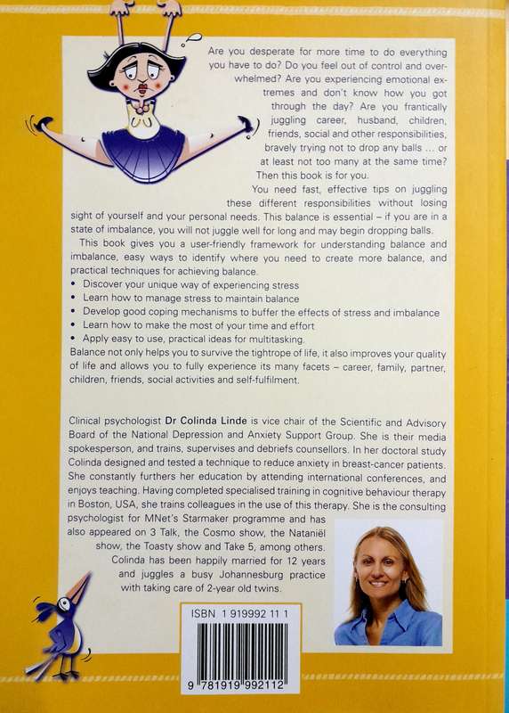 Get the Balance right by Dr Colinda Linde