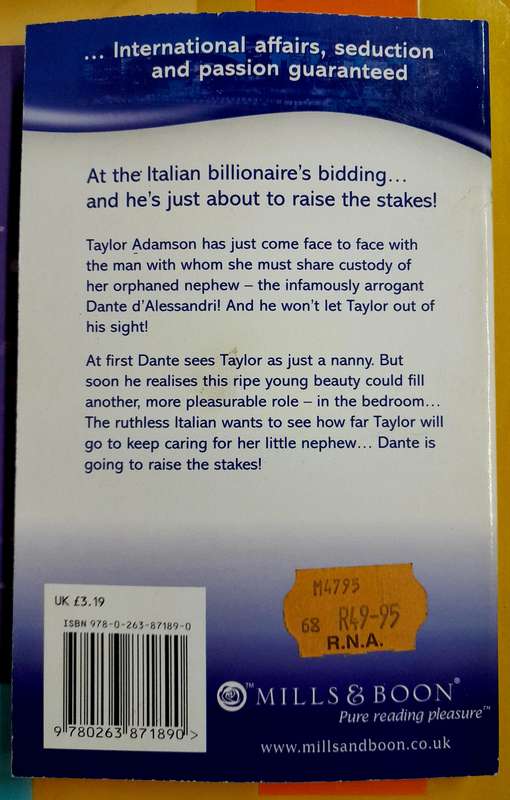 The Italian's Ruthless marriage command by Helen Bianchin Mills and Boon Modern