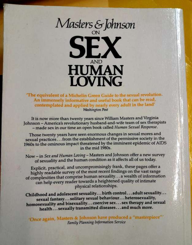 Masters & Johnson on Sex and Human Loving