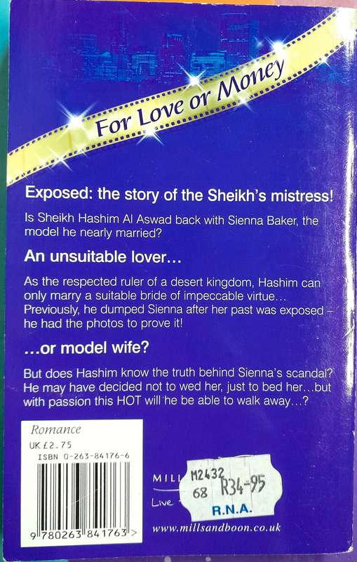 Exposed the Sheikh's mistress by Sharon Kendrick Mills and Boon Modern