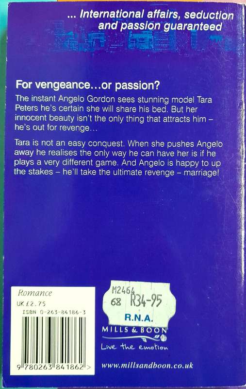 Wedding vow of revenge by Lucy Monroe Mills and Boon Modern