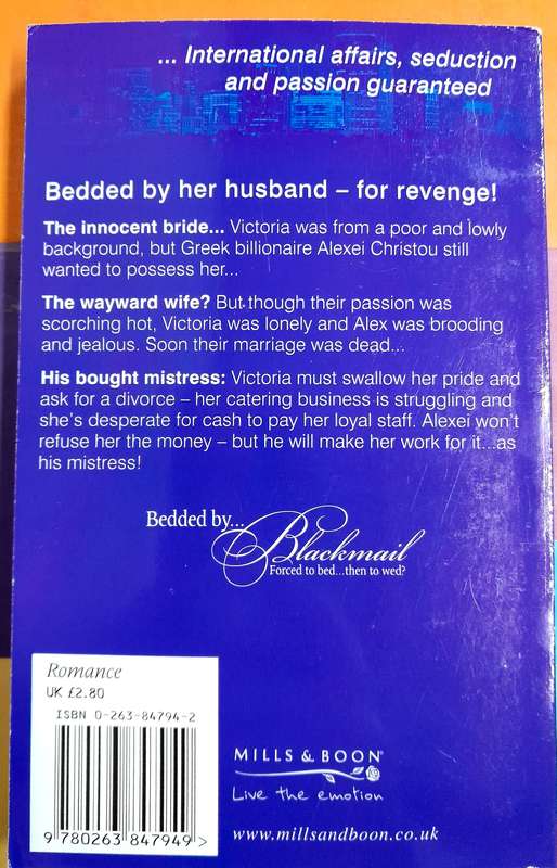 Bought by her Husband by Sharon Kendrick Mills and Boon Modern