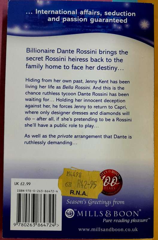 Ruthlessly bedded by the Italian Billionaire by Emma Darcy Mills and Boon Modern
